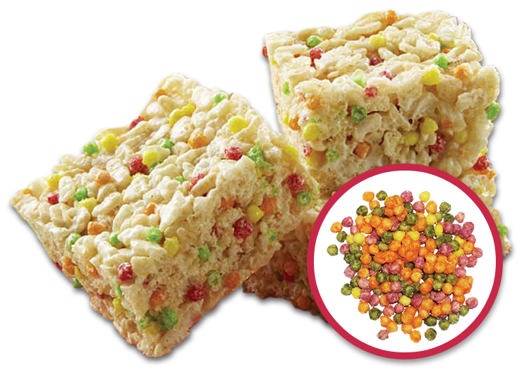 Flavor-Lites Food Inclusions with Crispy Rice Treats
