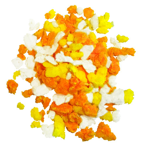 Orange, Yellow, and White Flavor-ettes Food Inclusions